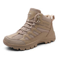 Autumn And Winter Men's Boots Nylon Leather Wearproof Outdoor Hunting Hiking Desert Boot Army Fans Combat Training  Shoes.