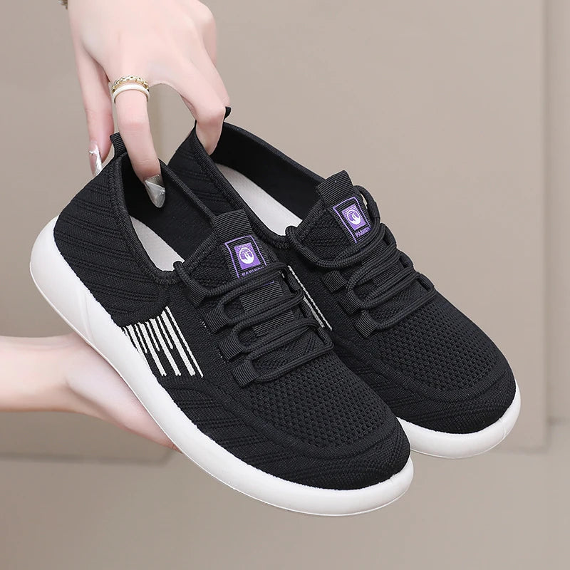 2025 new women's casual shoes soft sole breathable comfortable simple versatile anti-slip wear-resistant outdoor casual