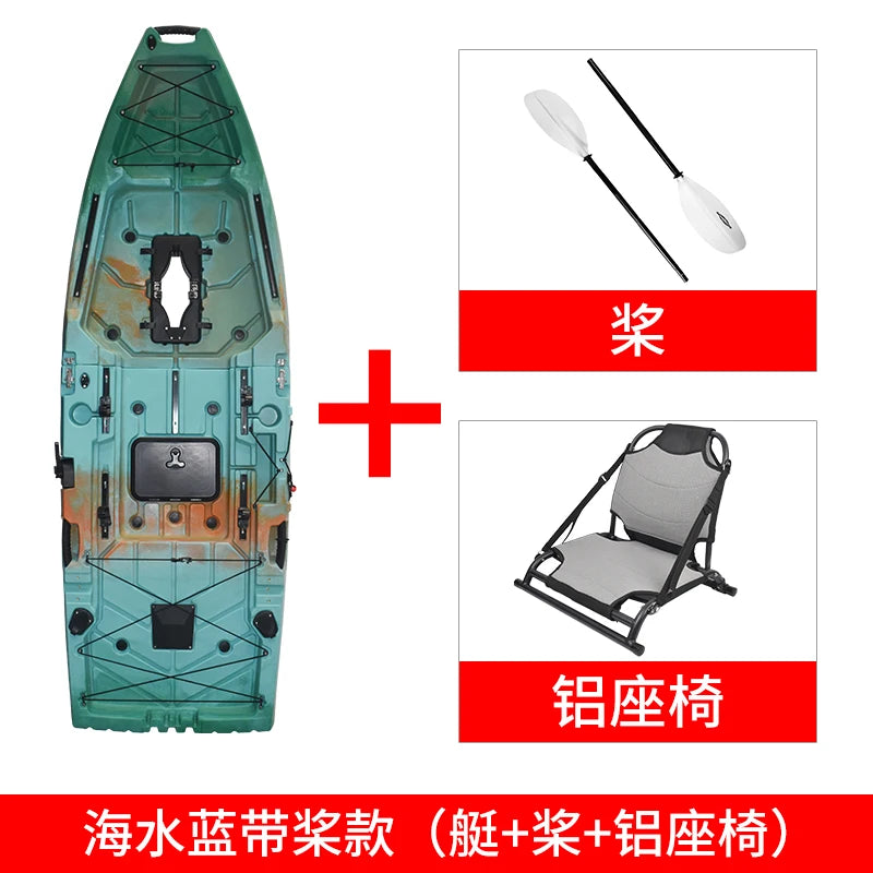 kayak pedal canoe single double boat fishing boat assault boat
