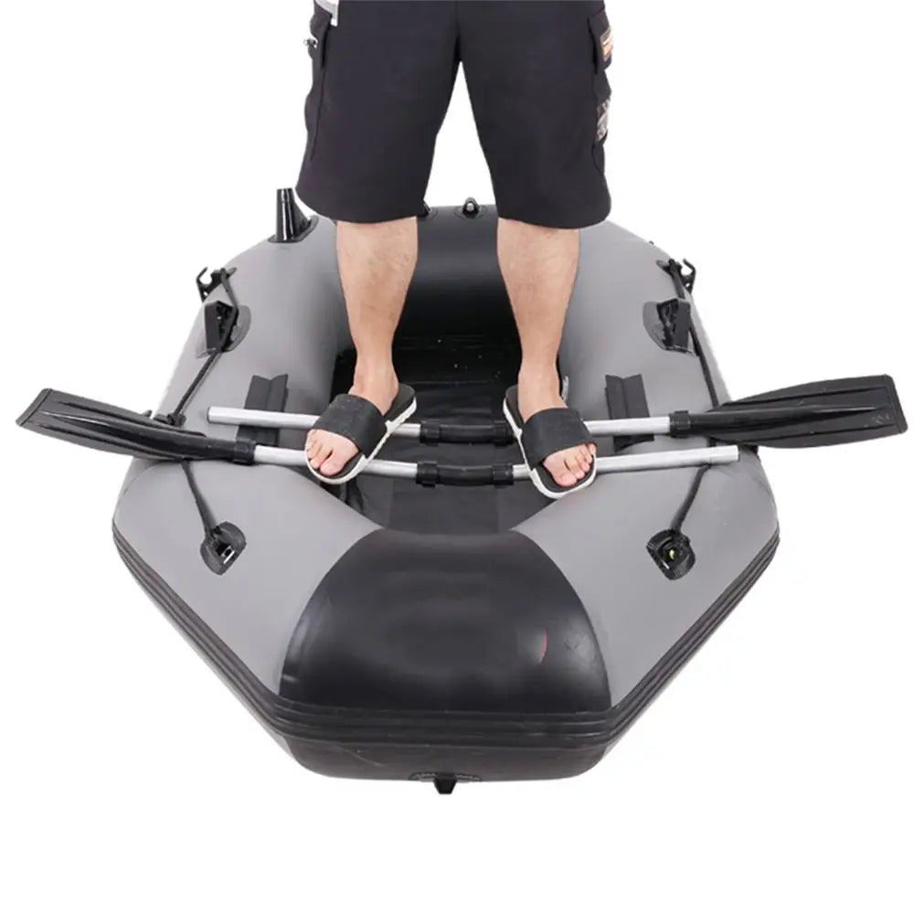 Recreational Aluminum Alloy Kayak Paddles Thicken Anti-twist Design Canoe Oars Detachable Portable Boat Oars Outdoor
