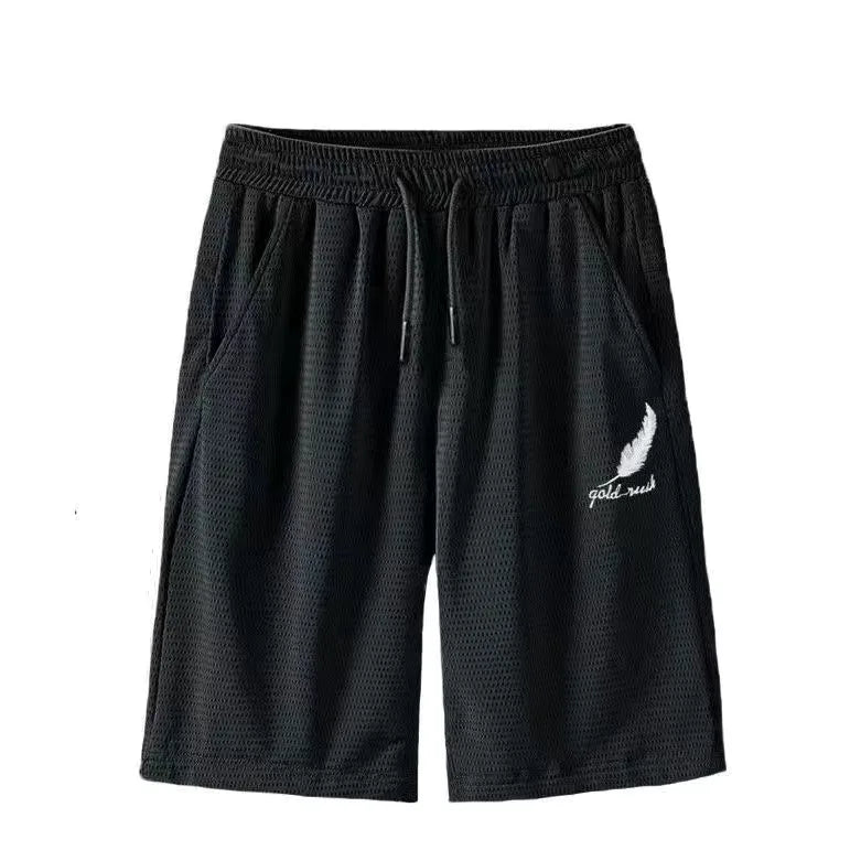 Summer Fishing Pants Outdoor Green Fishing Trousers feather Mesh Quick Dry Sport Thin Breathable Fishing Clothes Men Casual