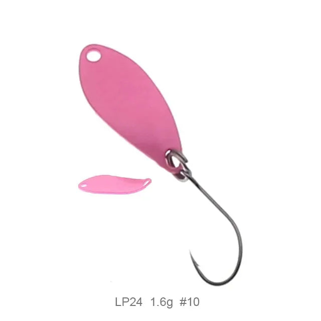 Fishing  Spoon Trout Lures1.5g 25mm UV Colors Ultralight Fishing Tackle Freshwater Artificial Bait