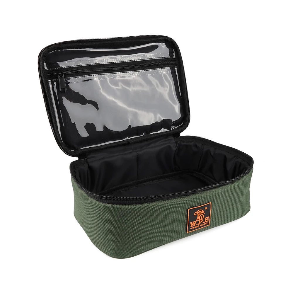 Fishing Tackle Bag Water-resistant Fishing Lure Reel Storage Bag Fishing Gear Accessories Carry Bag Case