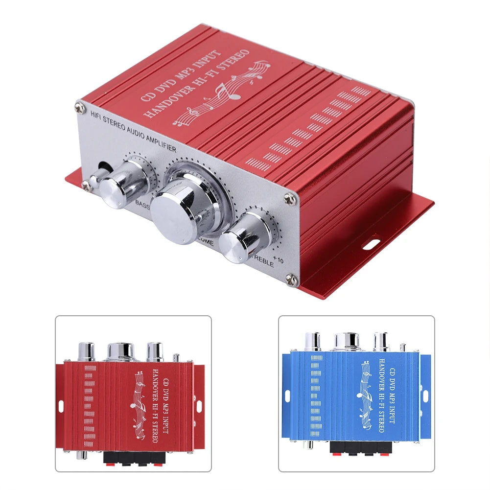 Car Speaker Digital Car Speaker Mini Car Auto Amplifier Mini Digital Car Auto Amplifier Hifi Audio Music CD DVD MP3 FM Player