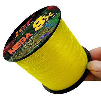 JOF Lure Braided Fishing Line 8 Strands 300M 500M Multifilament Fly PE Wire 18LB-78LB Strong Cord for Sea Bass Carp Accessories