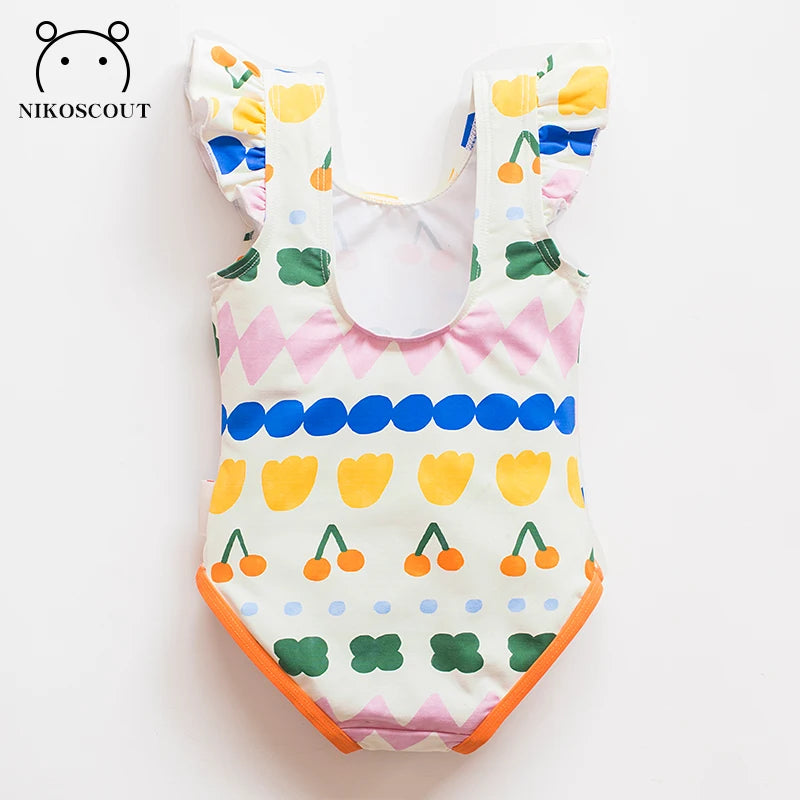 Children's Swimsuit Girl Baby Swimsuit Baby Girl Ins Kidsren's Swimsuit Cute Bikini Quick-Drying Summer