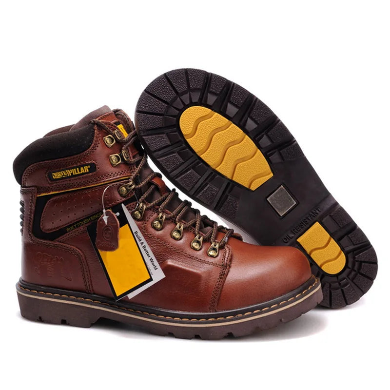 Hot Selling Men's And Women's Motorcycle Boots, Genuine Leather Couple's Workwear Boots, Outdoor Hiking Boots, Hiking Boot