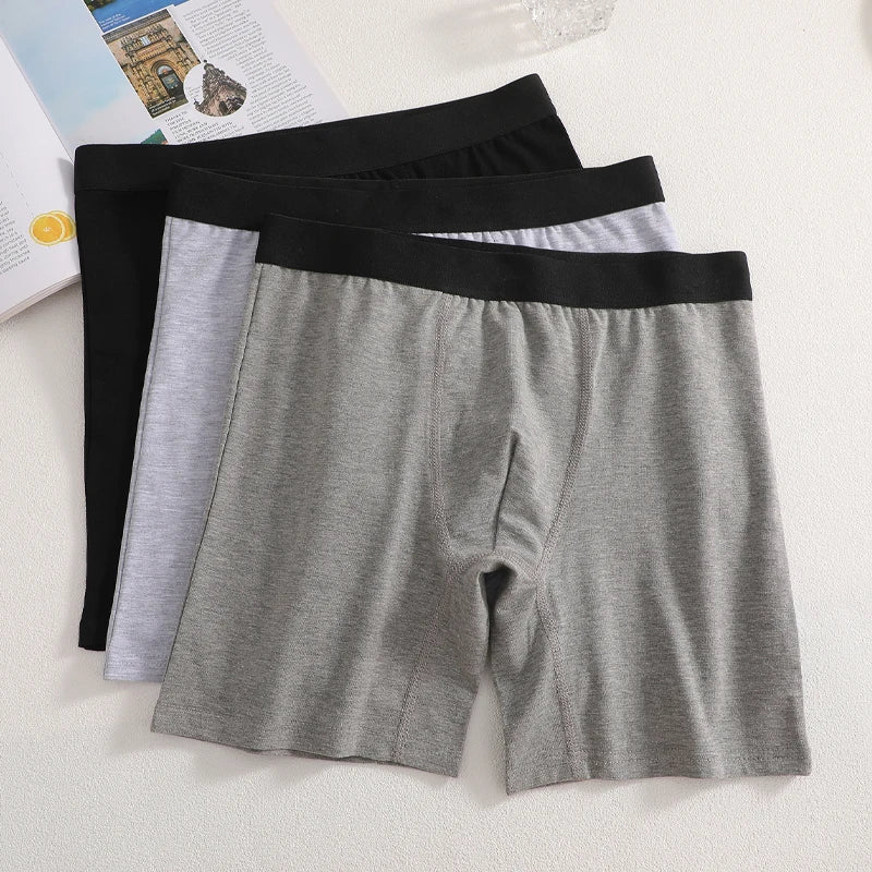 New Men's Underwears Men Panties Boxers Breathable Sexy Male Boxer Solid Underpants Comfortable Plus Size Mens Underwear Boxers