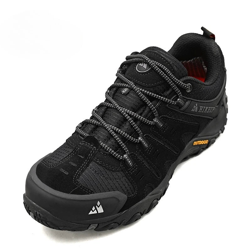Men's Hiking Shoes Suede Leather Outdoor Shoes Wear-resistant Men Trekking Walking Hunting Tactical Sneakers Zapatillas Hombre