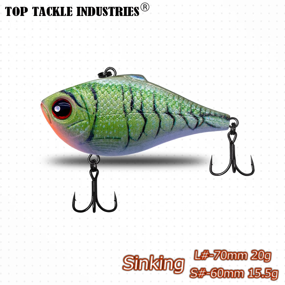 Outdoors Spring and Summer Season New Colors 1Pcs  ABS Plastics VIB Vibration Bait Fishing Lures 14.5g 6cm /20g 7cm Hard  Tackle