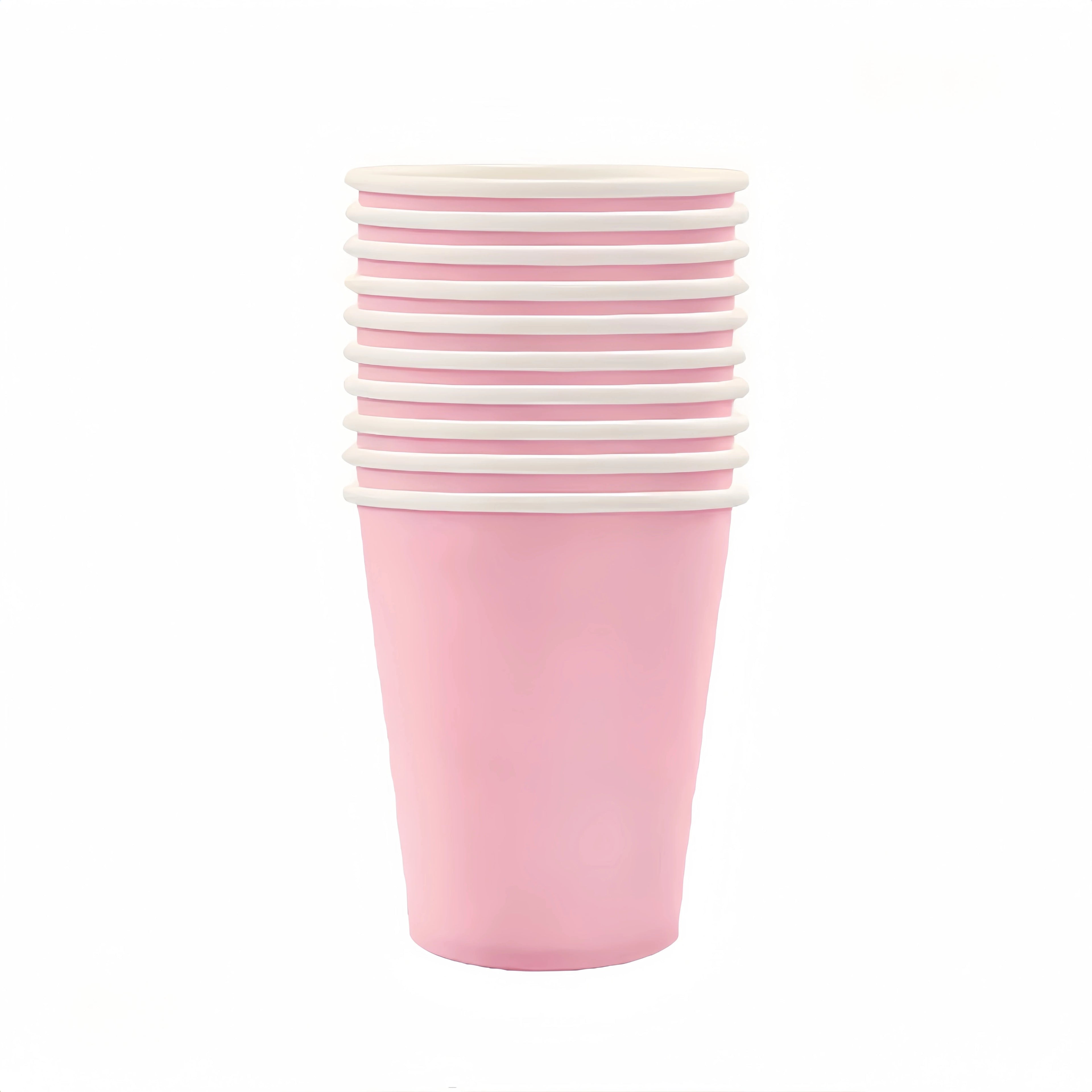Light Pink Party Supplies Dinnerware Set Include Plates and Cups Tablecloth for Baby Shower Wedding Birthday Valentine's Day