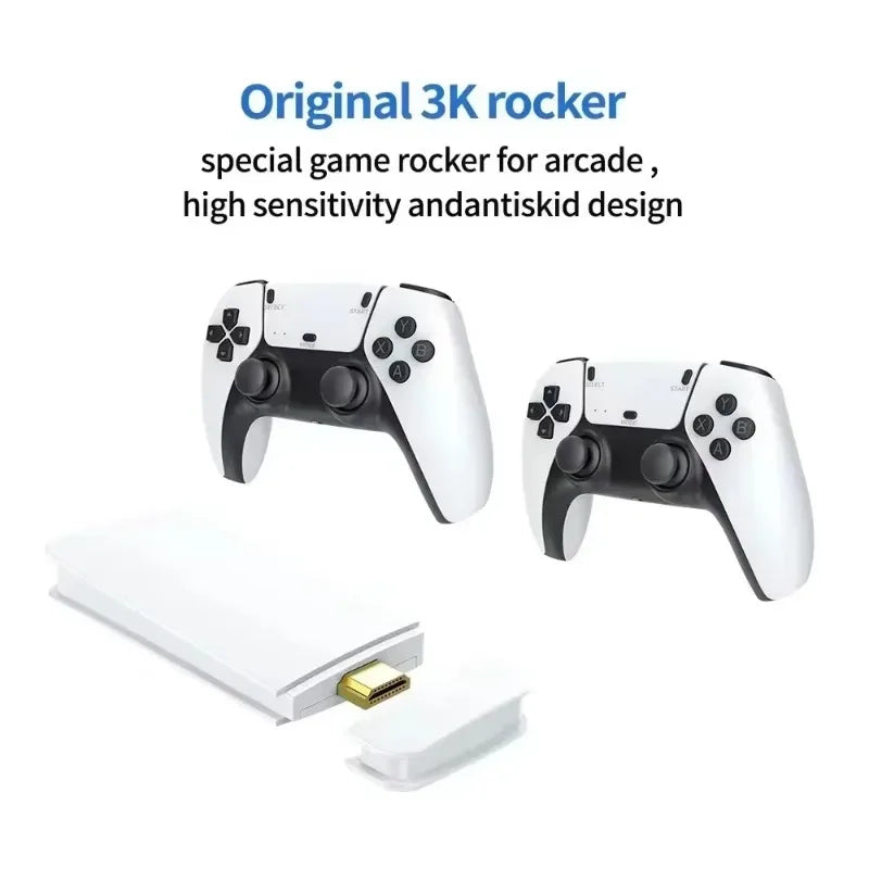 M15Video Game Console 4KHD TV Game Stick Wireless Controller Game pad Retro Handheld Game 64GConsole 20000+Game 2026New Hot Sale