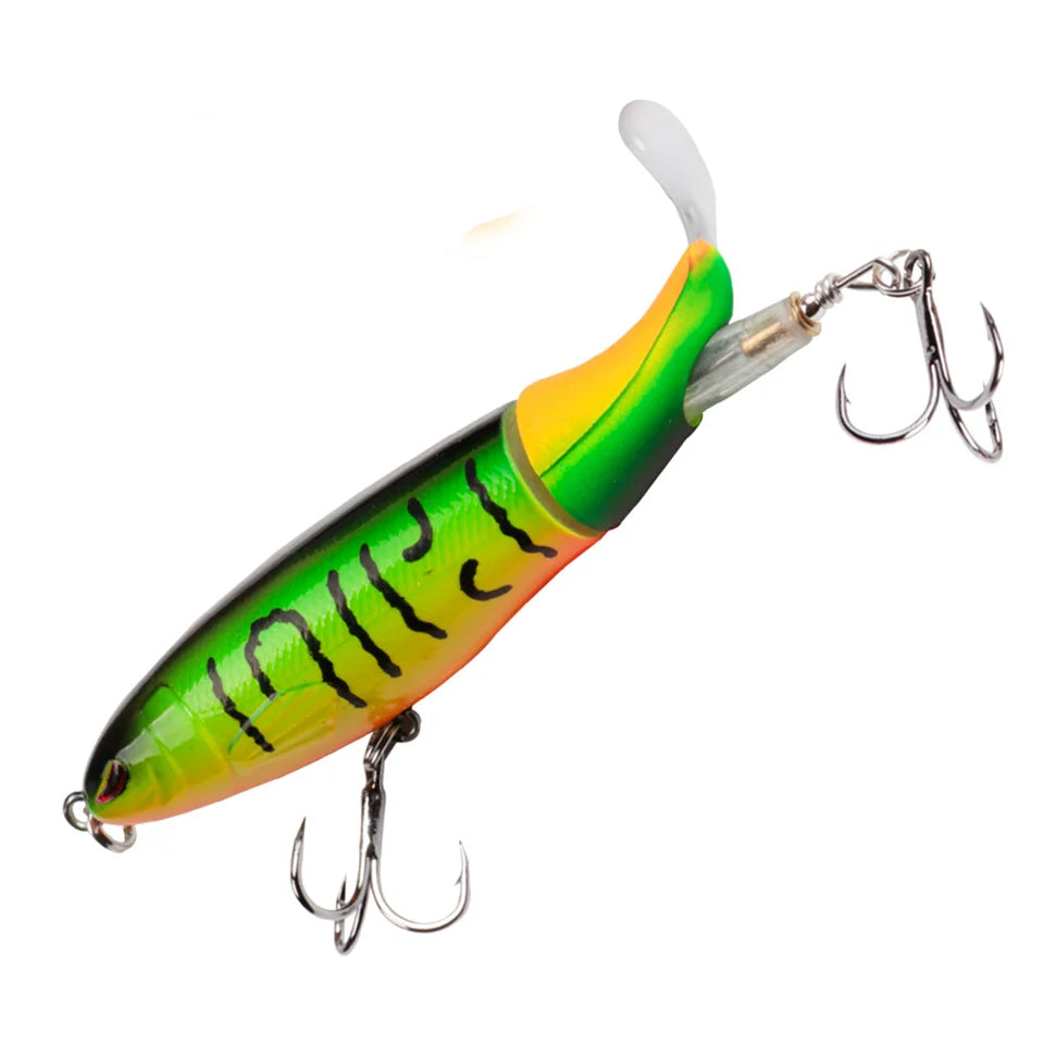 Popper Propeller Topwater Fishing Lures 13g Artificial Bait Hard Crankbait Wobblers Rotating Tail Fishing Tackle