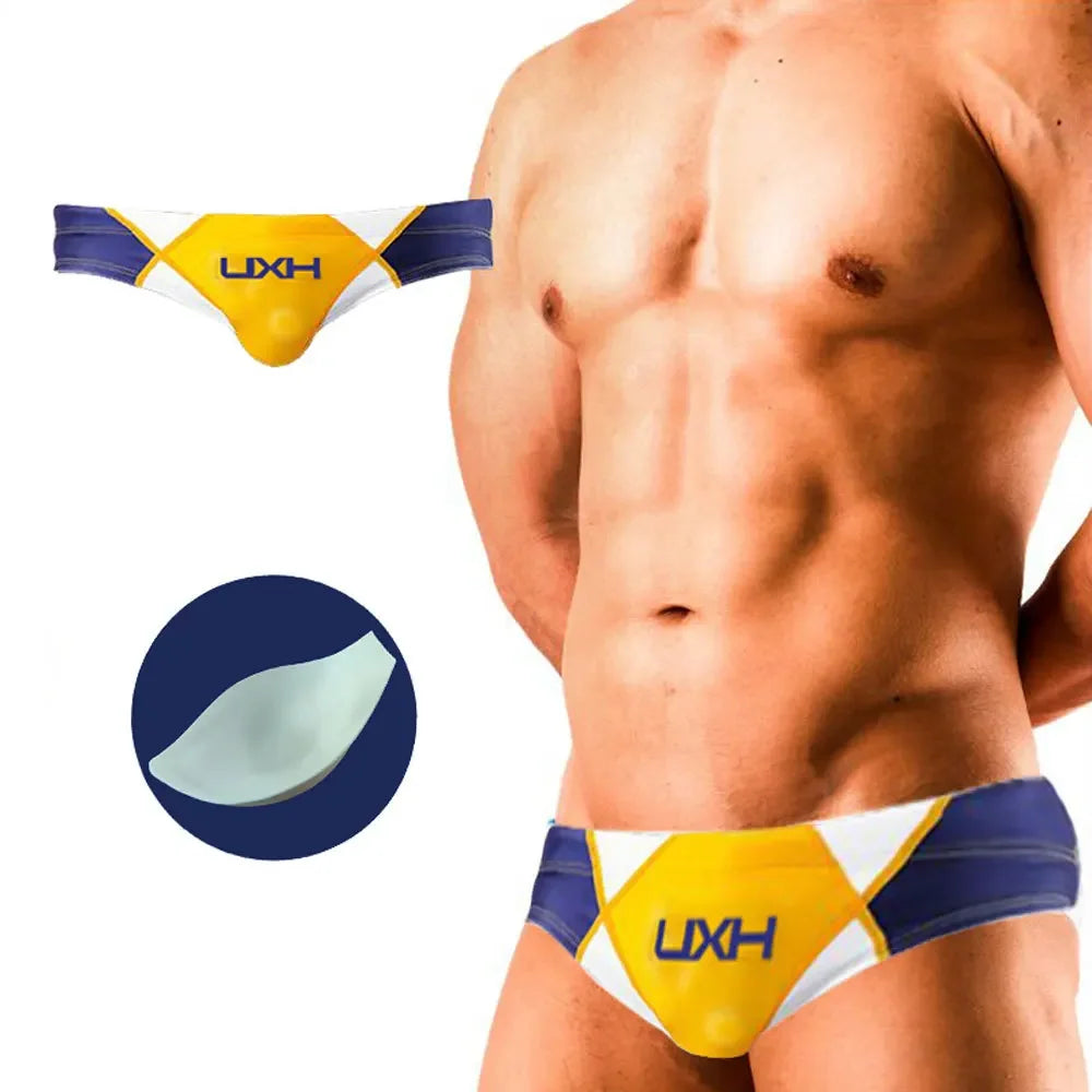 Mens Swim Briefs Low Waist Bathing Suit Swimwear Sexy Surfing Swimsuits Bikini Beach Summer Swimming Trunk maillot de bain homme