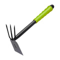 Hoe and Cultivator 2 in 1 Heavy Duty Garden Rake 3 Claw Tiller Garden Tool for Loosening Soil Yard Tilling Cultivating Digging