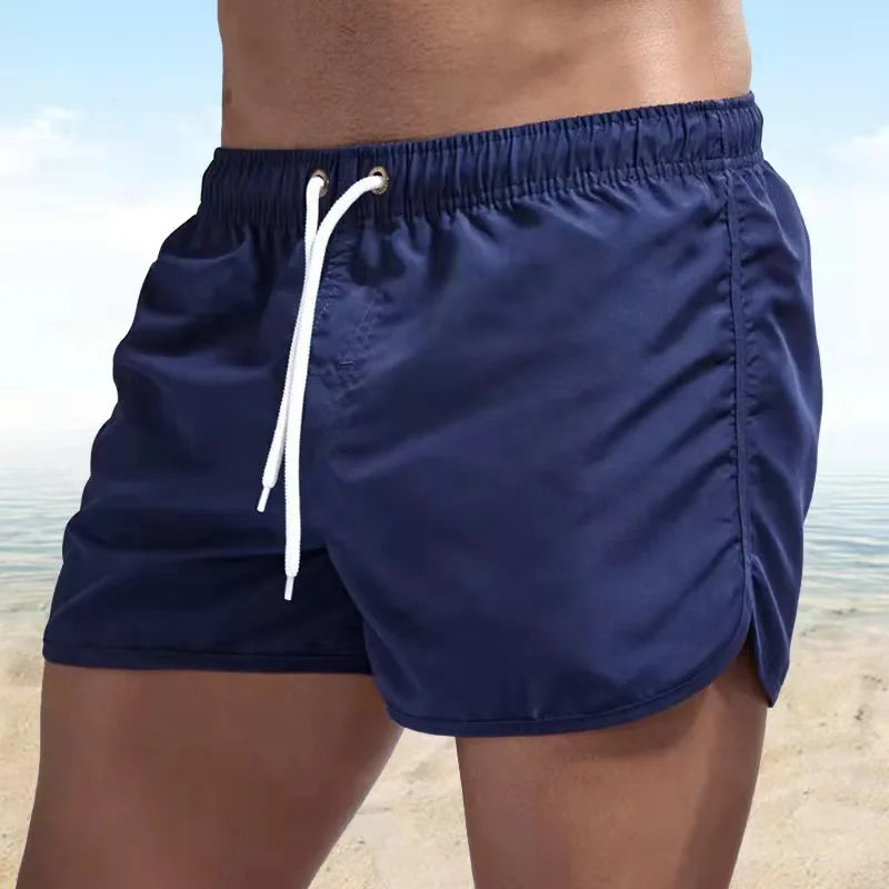 2025 New Man Swimwear Swim Shorts Trunks Beach Board Shorts Swimming Pants Swimsuits Mens Running Sports Surffing Shorts