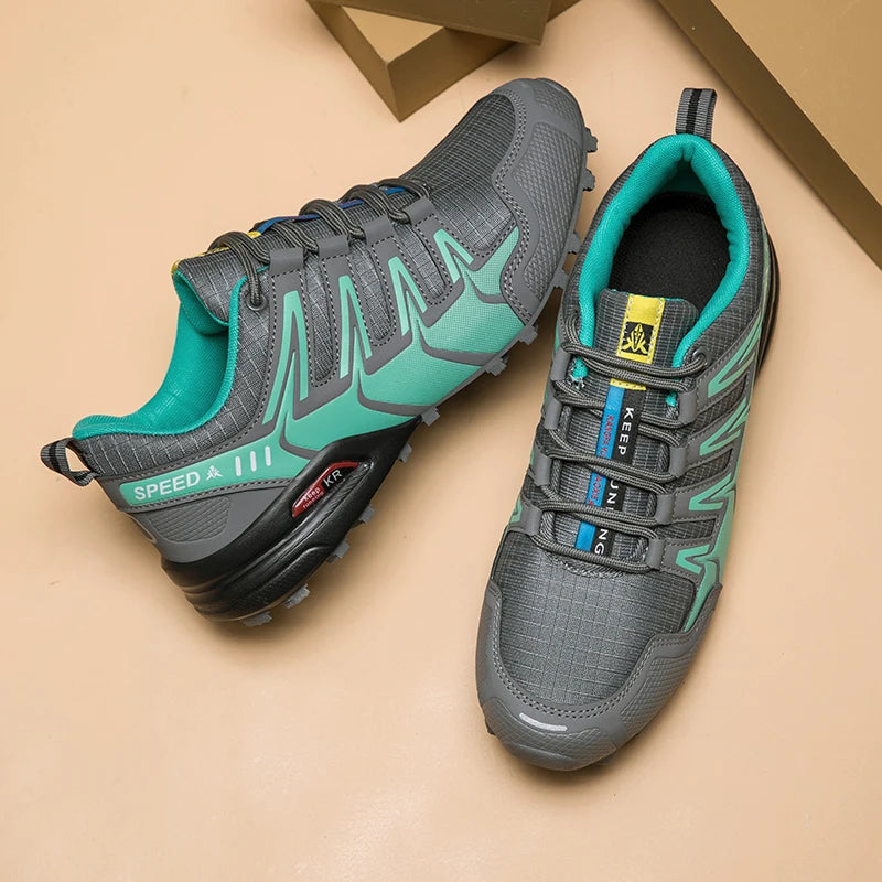 2025 Men's Waterproof Hiking Shoes Outdoor Hiking Shoes Mountaineering Camping Hunting Tactical Boots Men's Cycling Shoes