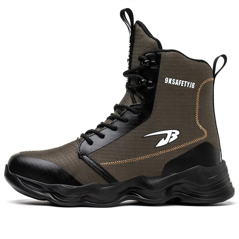 Men Winter Safety Boots Are Light and Comfortable Steel Toe Cap Anti-piercing Industrial Outdoor Work Shoes Foot Protection