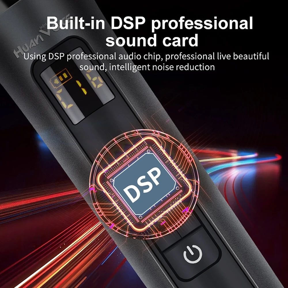 Handheld Microphone with Built-in DSP Professional Sound Card Connecting Cell Phone for Podcast Equipment OTG Live Streaming