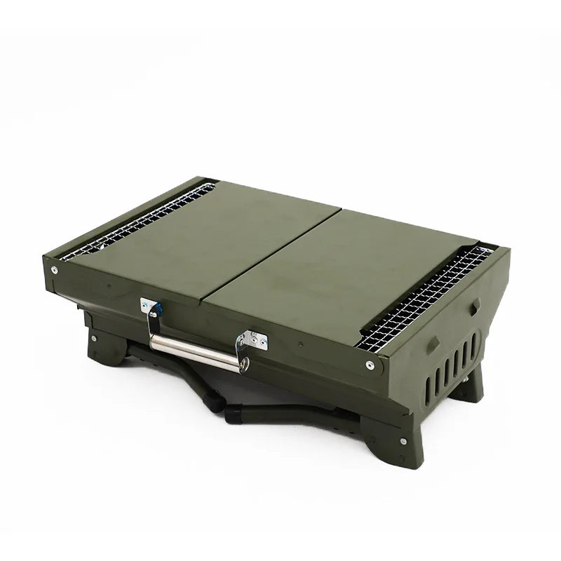 BBQ Grills Foldable Charcoal Grill Outdoor Camping Picnics Carbon Grills Butane/Propane Fuel Options