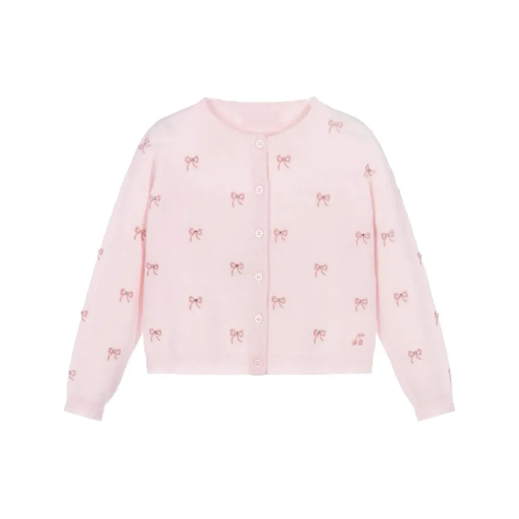 Children's Clothing In Stock Kids Girls Long Sleeve Princess  2025 Autumn Sweatshirts Knitted Sweaters Cardigan Fashion Blouse
