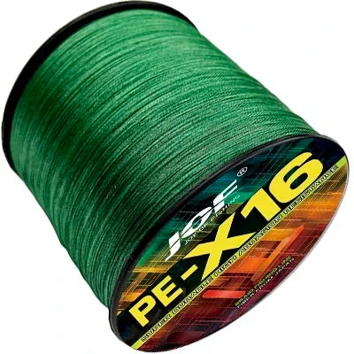 16 Strands Braided Fishing Line X16 Super Strong 25/40/80/100/125/140/161/200LBS HollowCore 100-1000M Multifilament 11.3-91kg