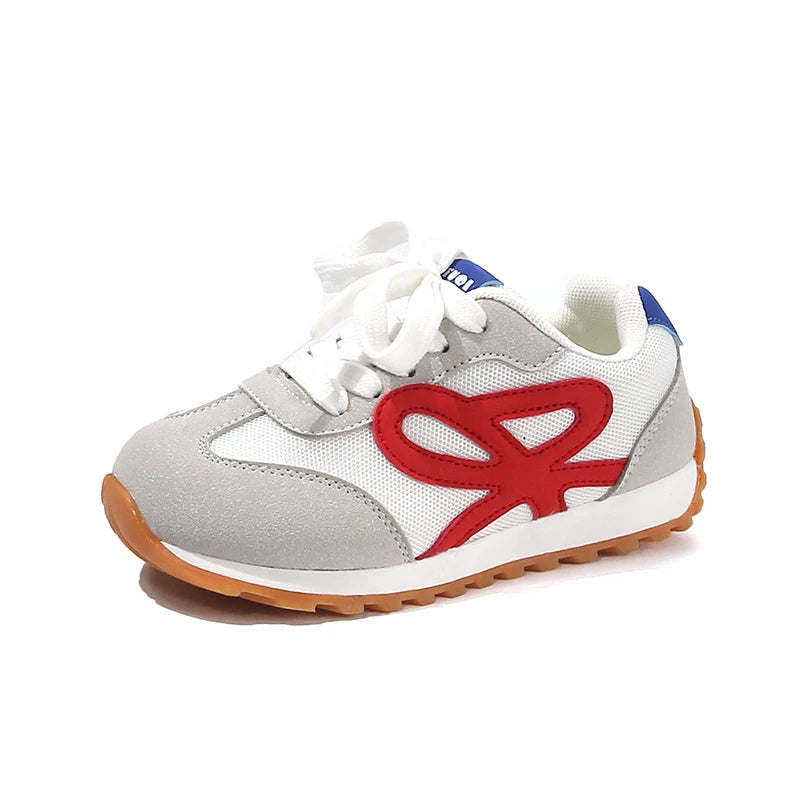 Girls' casual sports white shoes Spring and Autumn new lightweight and versatile low top board shoes Men's moral training shoes