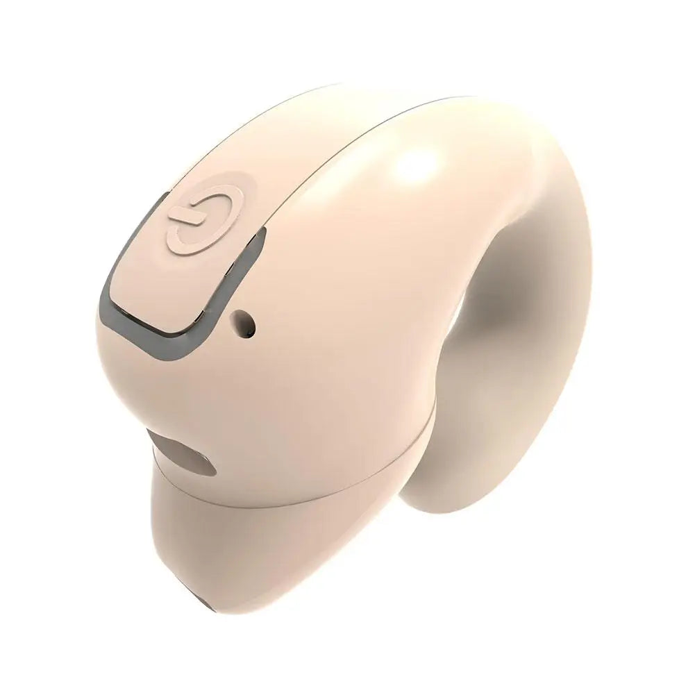 Open-Ear Air Conduction Earbuds Bluetooth 5.4 Clip-On Single Headset HIFI Stereo Sound Waterproof Sport/Running Mini Earphone