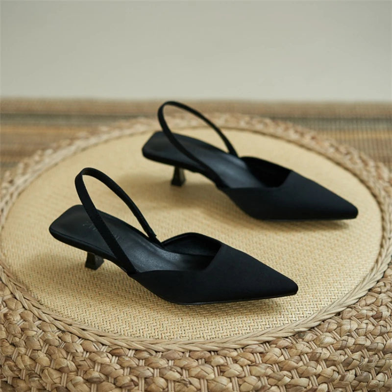 Summer 2026 New Women's Shoes - Stylish Pointed Toe Stiletto Heel Women's Shoes with a Single Strap and Elegant Sandals