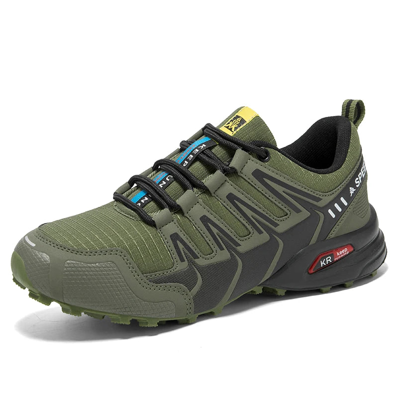 2025 Men's Waterproof Hiking Shoes Outdoor Hiking Shoes Mountaineering Camping Hunting Tactical Boots Men's Cycling Shoes