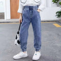 Kids Clothes Baby Girls Pants Sweatpants Children's Clothing Denim jeans Autumn Streetwear Spring Casual Kids Pants