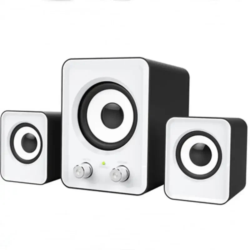 Full-range Speakers3-in-1 Stereo Loud SpeakersWireless Bluetooth and Wired LinksCompatible with Various DevicesBass Speakers