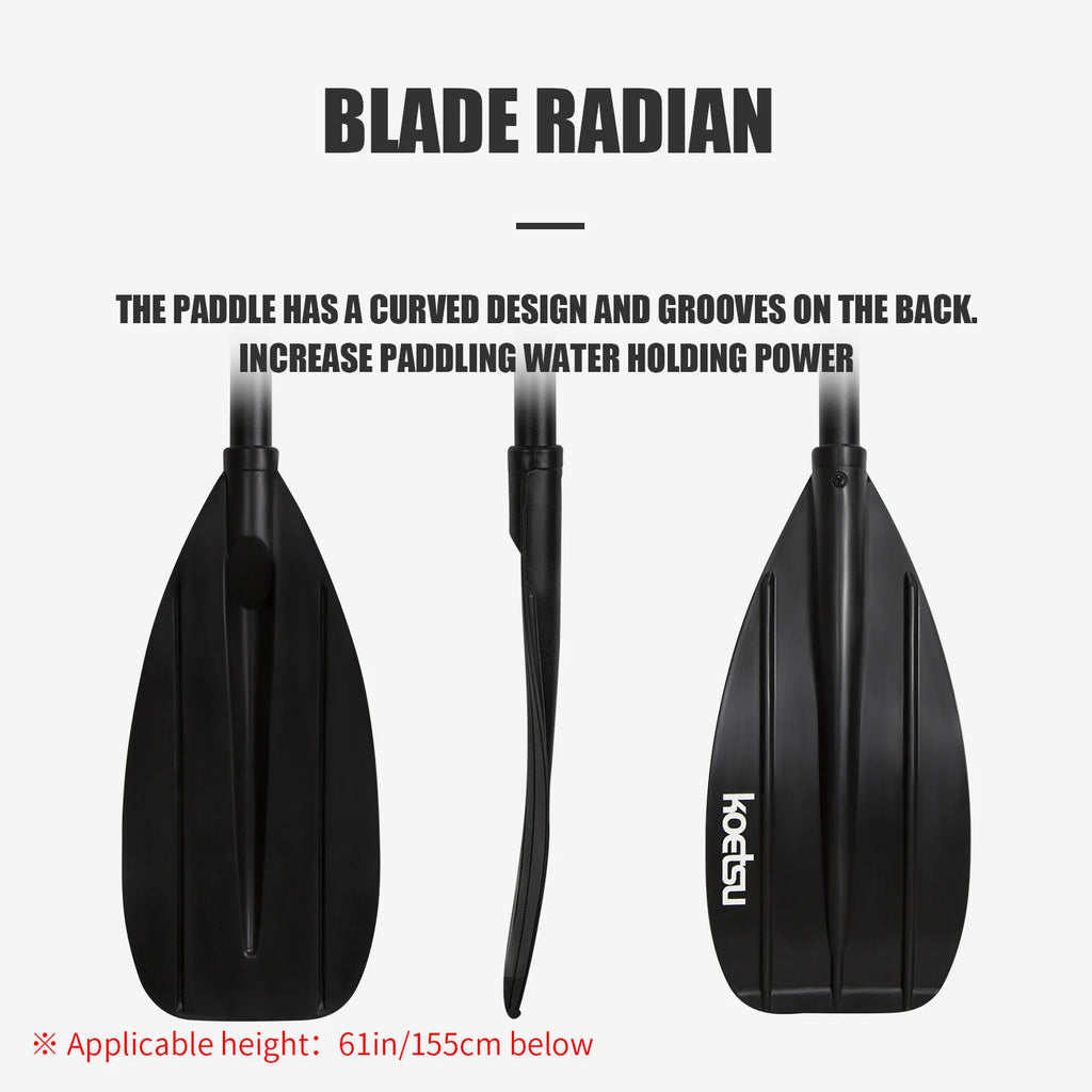 KOETSU Aluminum Alloy Double-Headed Kayak Paddle - Suitable for Canoes, Kayaks, and Paddleboards Accessories