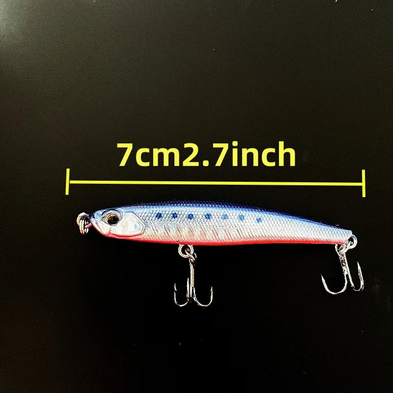 LURETV Japan Duo SAME STYLE Bay Ruf Seek 75S Submerged Pencil Ultra Long Range Throwing Mouth Sensing Fish 6.5cm 8.5g 9001