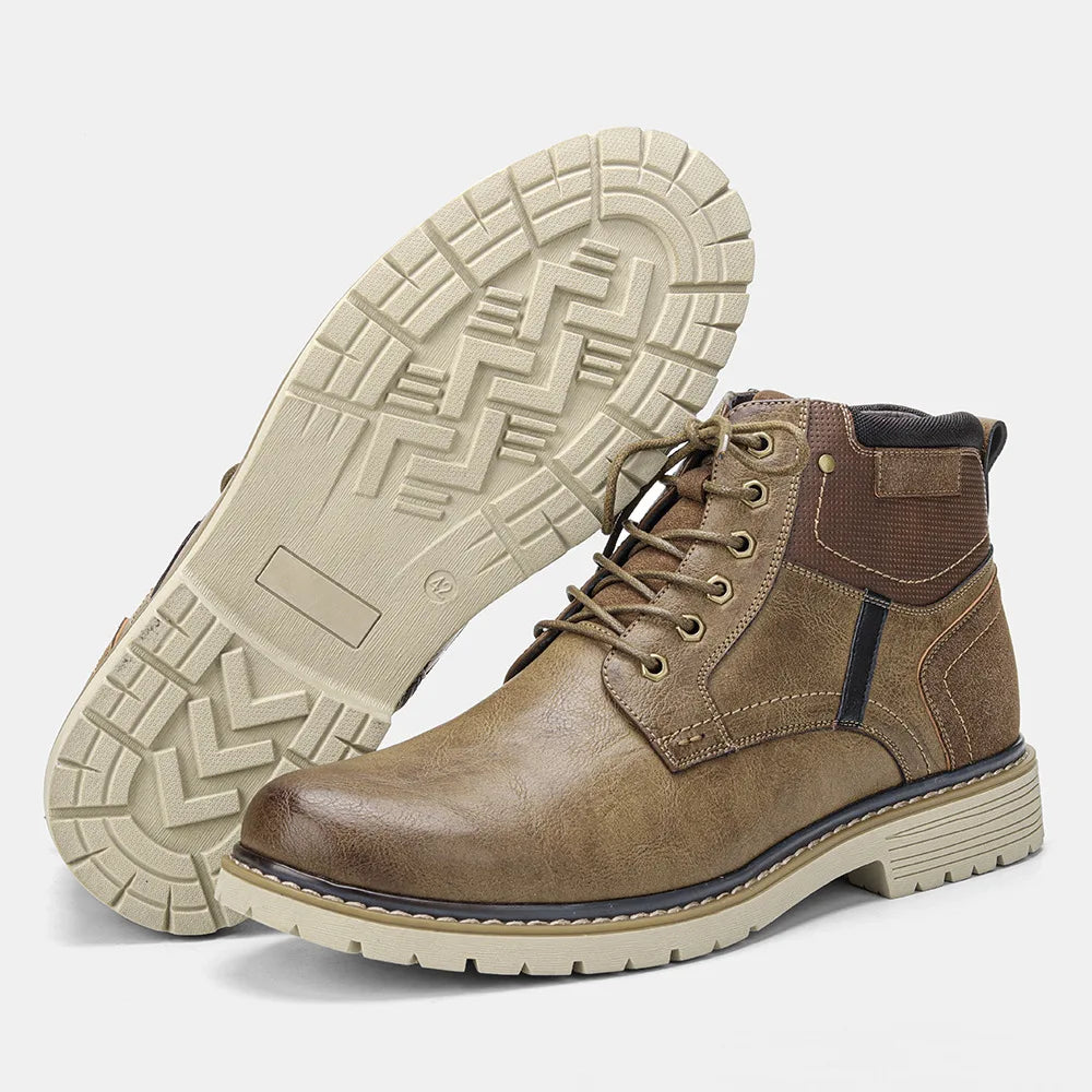 Men's Boots Retro Brushed Ankle Boots Men's Shoes Large Autumn and Winter Men's Boots Walking Shoes Women 2023 Shoes for Men