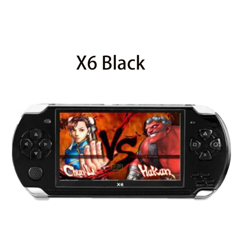 X6 Gaming Console 12 Emulators 10,000 Retro Arcade Games Arcade Console 4.3-inch Screen IPS Video Game Toy Gift
