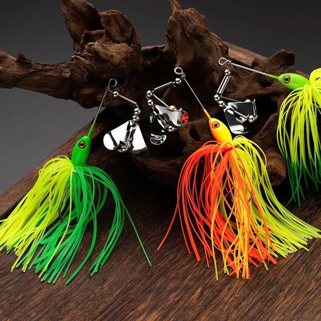Spinner bait 10cm/12g 16g Fishing lure jig bait for Bass Pike Buzzbait for Fishing bait Wobbler high quality