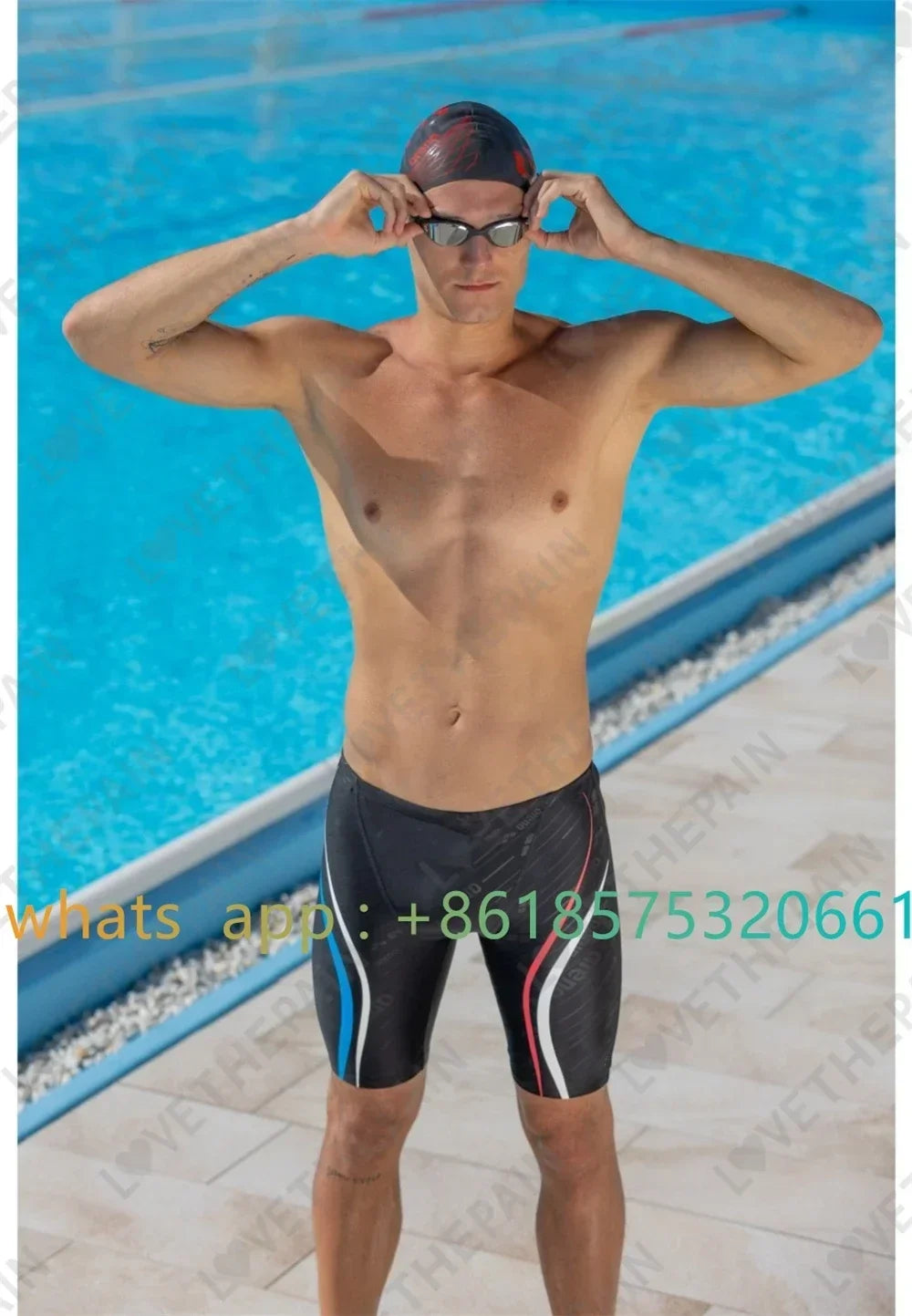 Mens Swimsuit Shorts Swimming Trunks Endurance Athletic Training Swimsuit Racing Shorts Beach Swimwear 2023 Surfing Swim Jammers