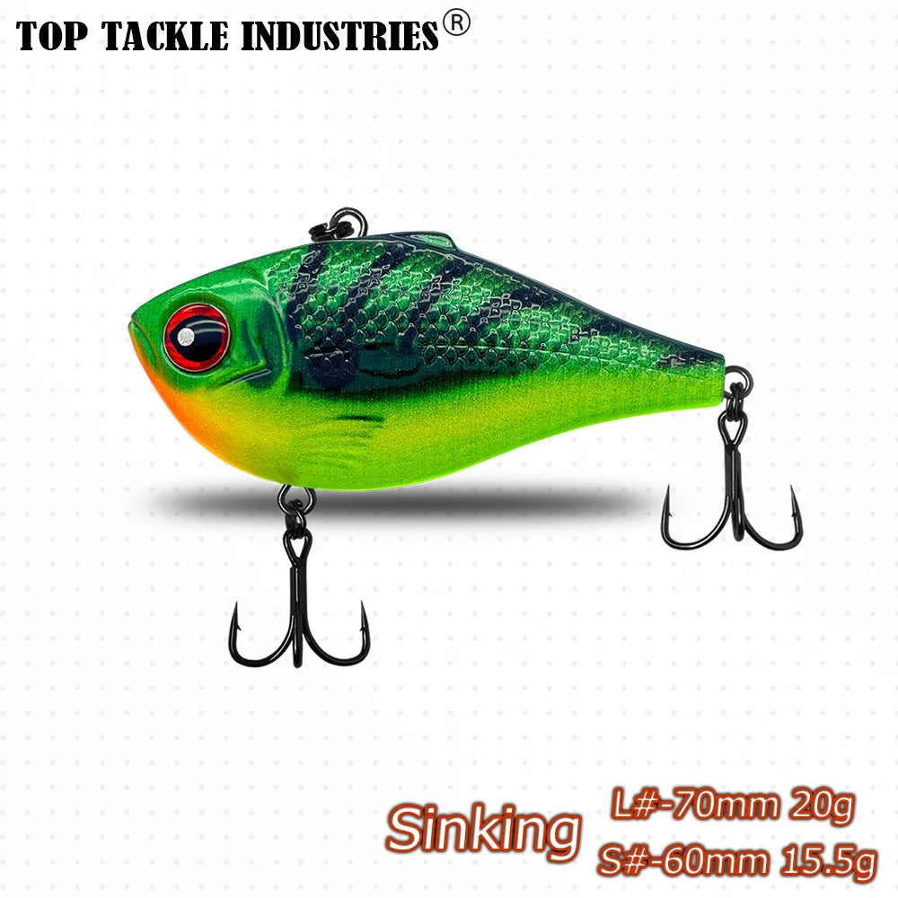 Outdoors Spring and Summer Season New Colors 1Pcs  ABS Plastics VIB Vibration Bait Fishing Lures 14.5g 6cm /20g 7cm Hard  Tackle