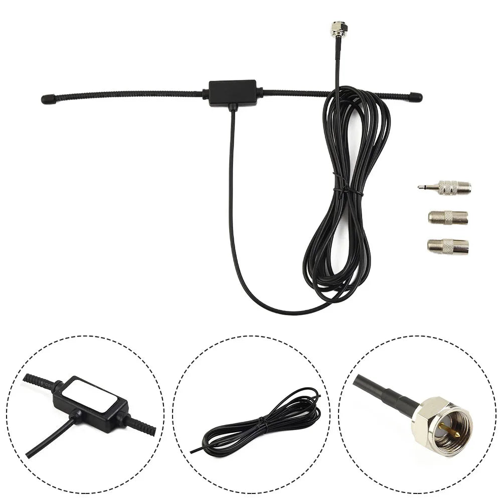 FM Radios Antenna FM Dipole Antenna For Stereo Receiver Music System FM Radios Home Stereo Audio Videos Home Theater Receiver