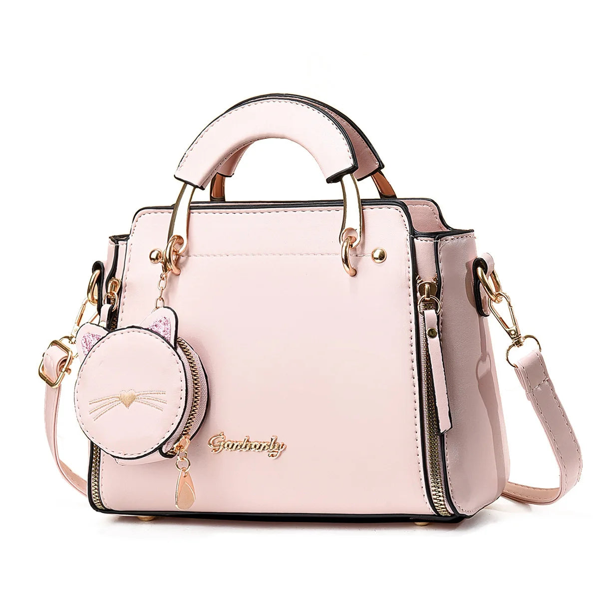 Women's bag new fashionable sweet handbag Korean version casual personality cat shoulder crossbody bag  SC051