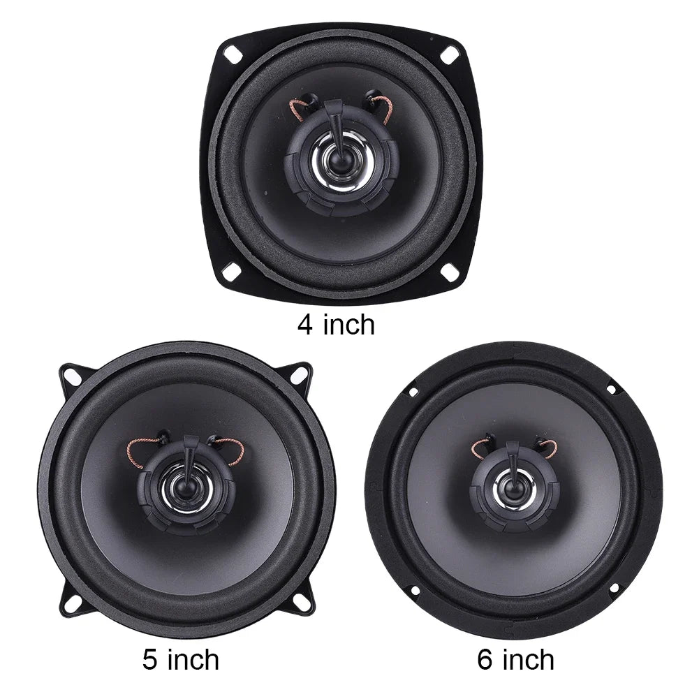 4/5/6 Inch HiFi Coaxial Subwoofer Car Automobile Audio HiFi Music Full Frequency Car Stereo Speaker 300W 400W 500W Car Speakers