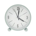 Alarm Clock Night Light Small Round Silent Sweep Analogue Alarm Clock Table Clocks for Home Office Desktop dropshipping 2023