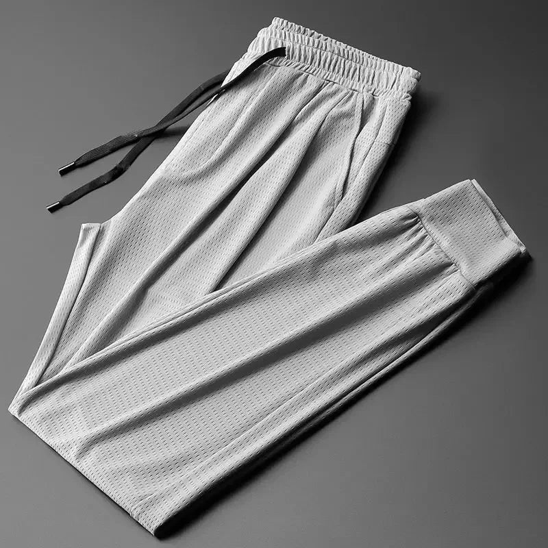 Summer Fishing Pants Outdoor Green Fishing Trousers feather Mesh Quick Dry Sport Thin Breathable Fishing Clothes Men Casual