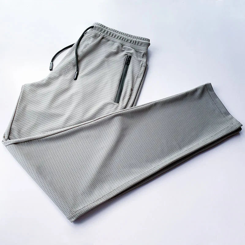 Summer Fishing Pants Outdoor Green Fishing Trousers feather Mesh Quick Dry Sport Thin Breathable Fishing Clothes Men Casual