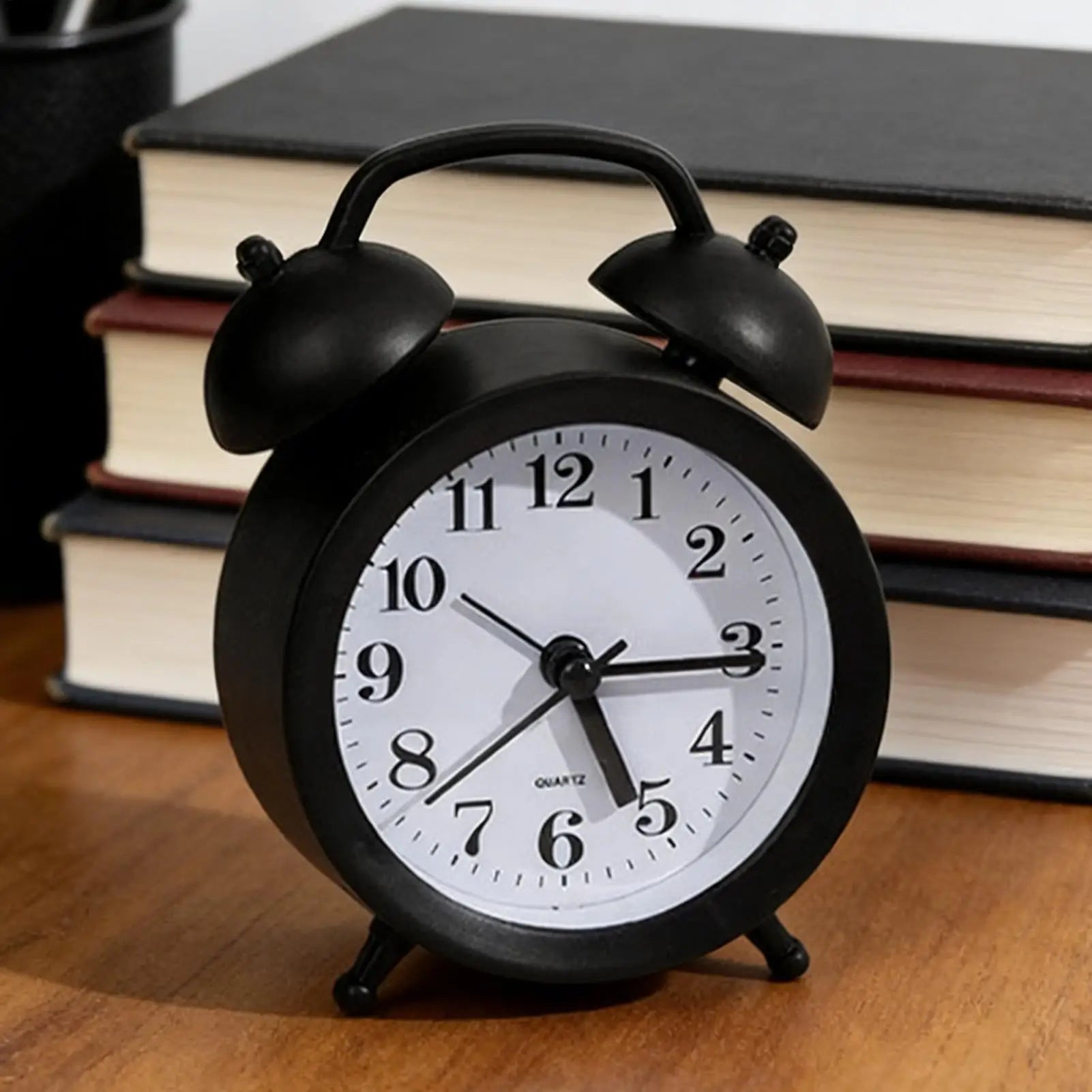Alarm Clock Retro Bell Desk Table Analog Clock Silent For Home Office Mini Travel Portable Alarm Clock Retro Home Decor