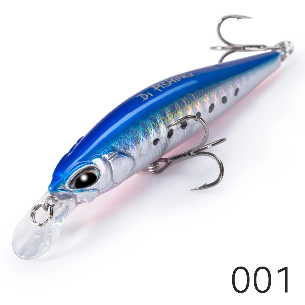 D1 Realis Minnow Fishing Lures Artificial Wobblers 77F&8.5g 65S&5g Hard Bait Jerkbait Depth 0.8-1.5m 2020 Fishing Tackle