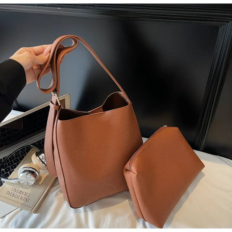 Women's Hand Bags Crafted From Lightweight Leather Boasting Paris Style And Famous Vintage Tidy Look