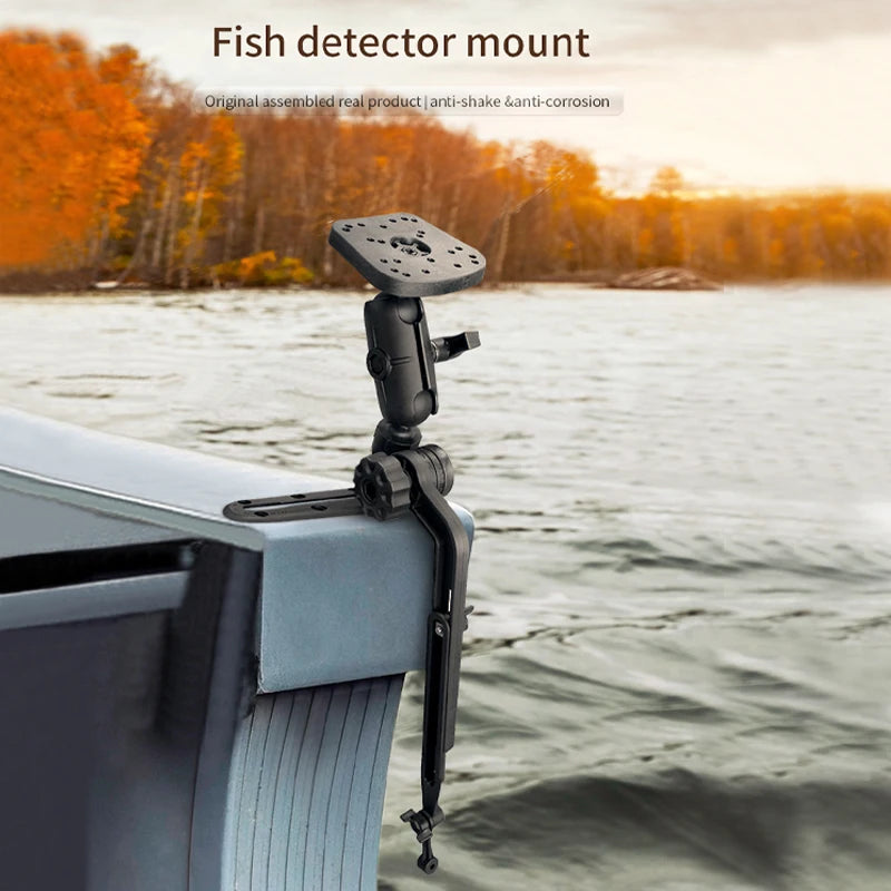 Fishfinder Kayak Mount Track Mounting Base Adapter Fishing Transducer Arm Stand Gps For Garmin Humminbird Fish Finder Mount