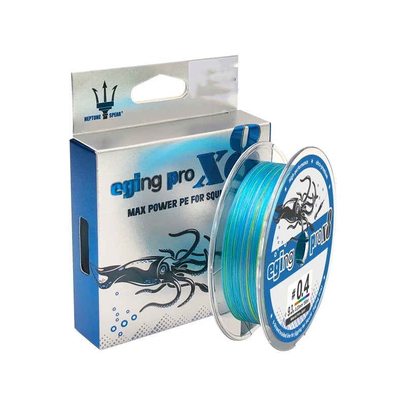 New 150m X8 Strands Braided PE Japan Smooth Multifilament Fishing Line PE Line Seawater Fishing Squid Octopus and Cuttlefish